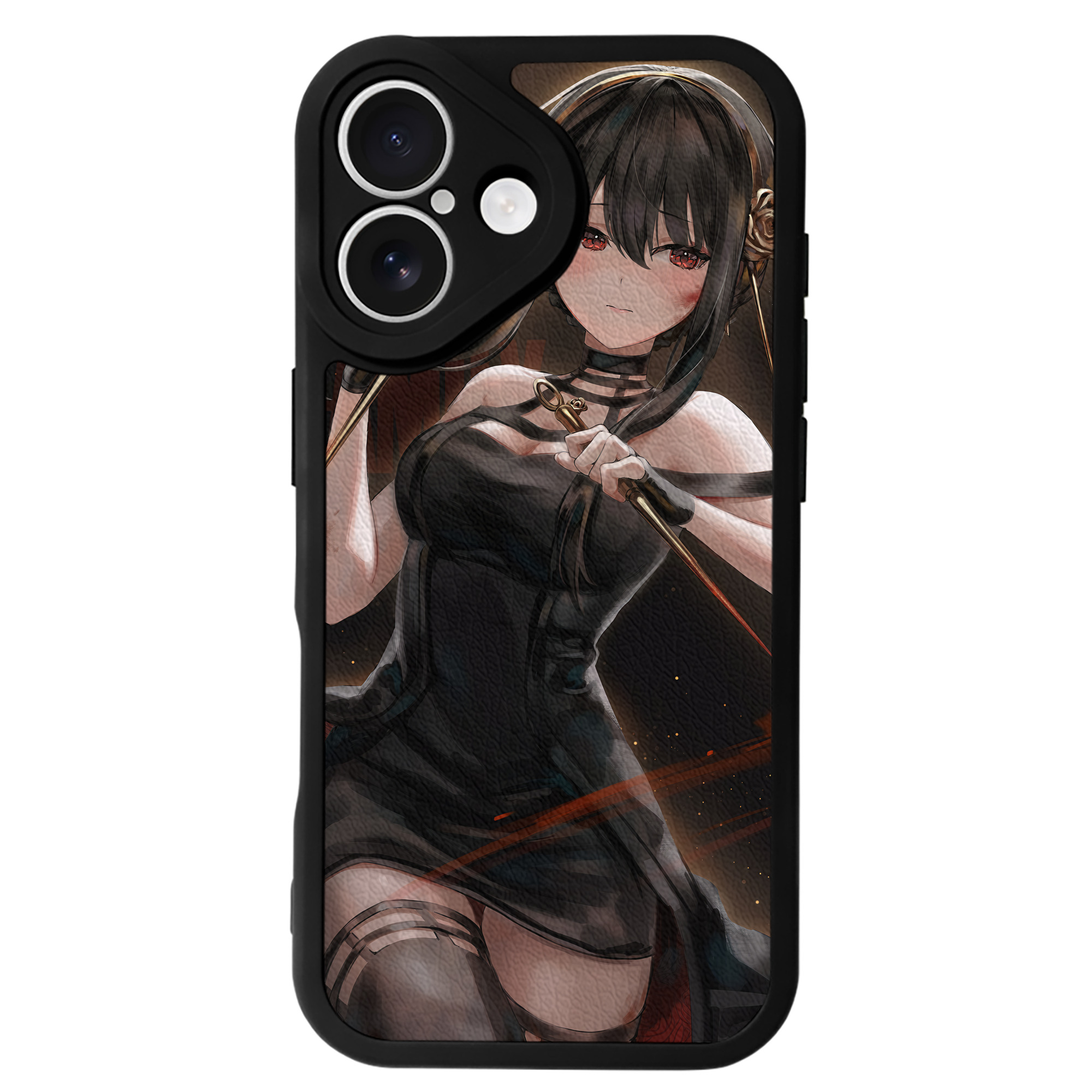 （画像用） SPY×FAMILY间谍家家酒 【iPhone 16シリーズ対応】シリコンスマホケース（レザー調） 材質：シリコン